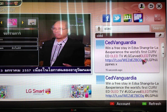 Social Center lg smart tv5