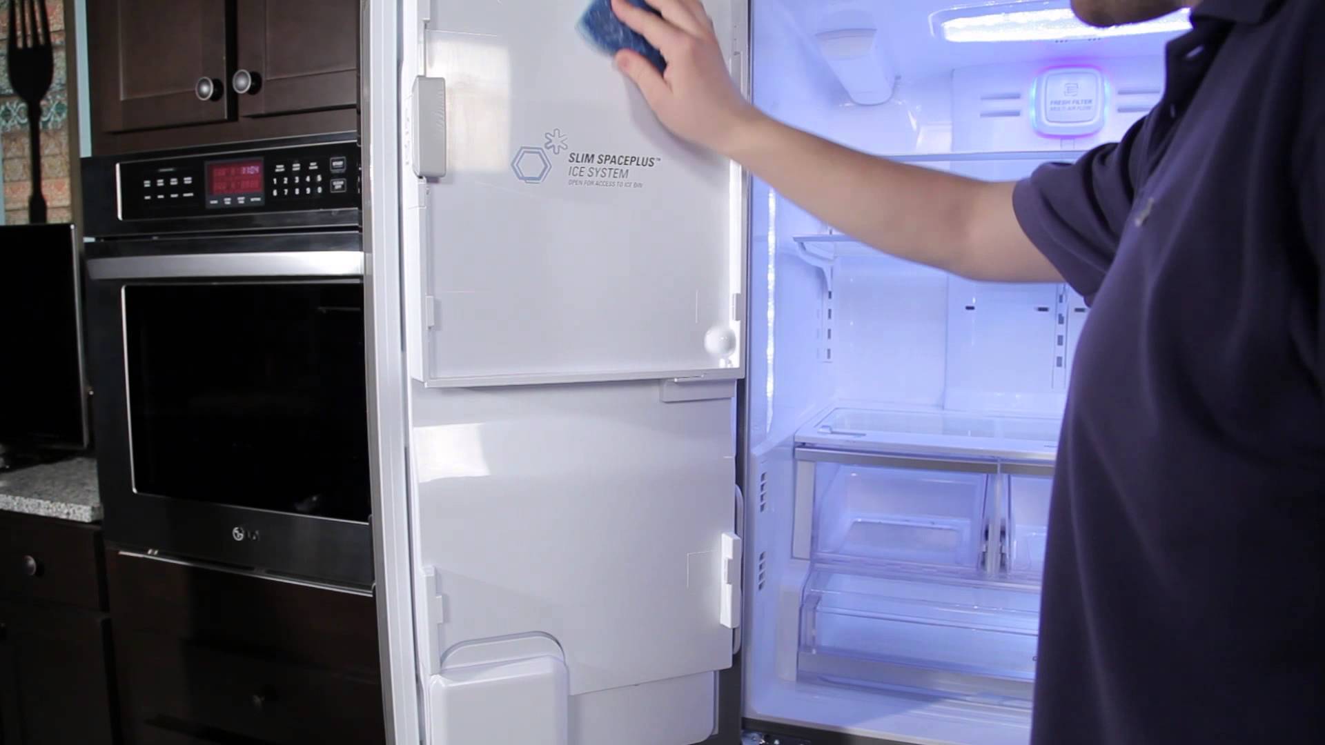 ตู้เย็น lg easy clean