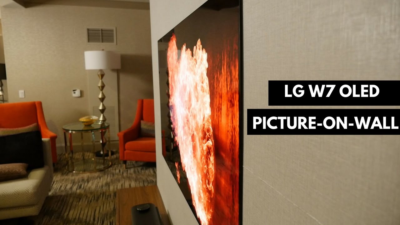 LG W7 OLED Picture-on-wall