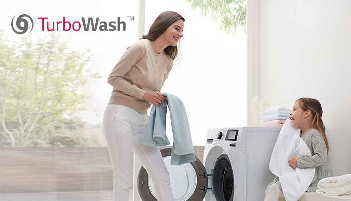 ซักผ้าด่วนภายในเวลา 59 นาที ด้วย TURBO WASH™